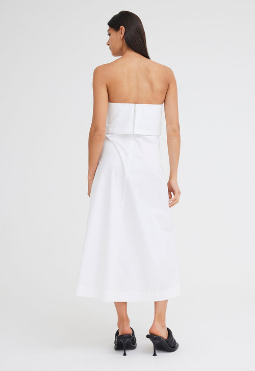 Jac+Jack Enfield Cotton Strapless Dress - White